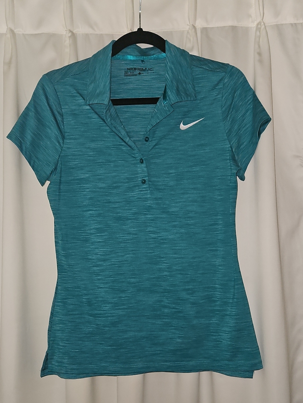 Nike Women’s Teal Heather Short Sleeve Polo
